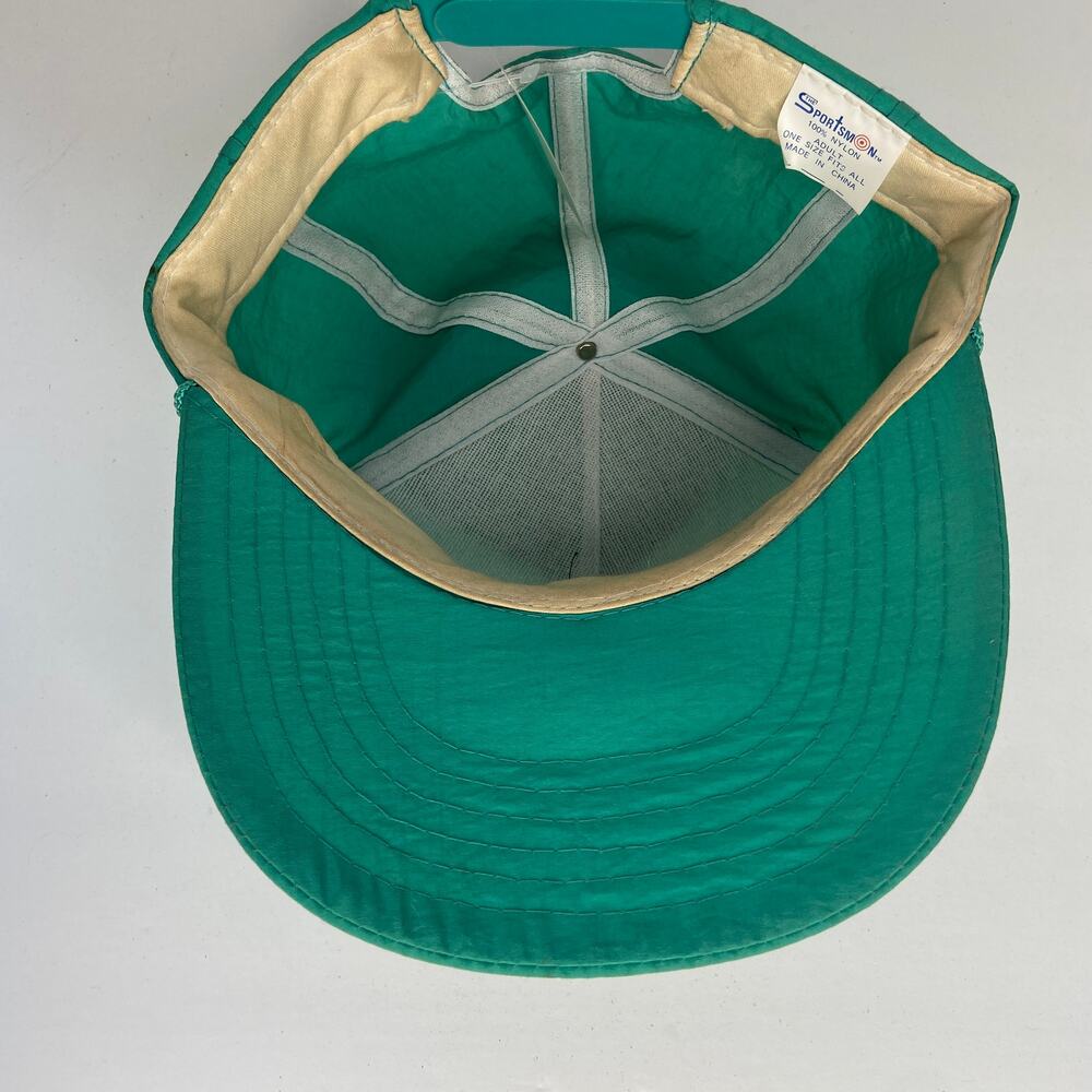 Vintage Lost Pines Lodge Harrietta MI Embroidered Snapback Hat - Picture 2 of 5